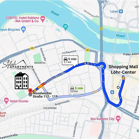 African-style - Stadtnah, Parkplatz, E-ladestation Fuer Auto & Fahrraeder, Gitterbox Fuer Fahrraeder, Fitnessstudio Coblenza