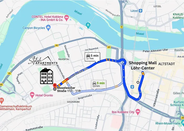 African-style - Stadtnah, Parkplatz, E-ladestation Fuer Auto & Fahrraeder, Gitterbox Fuer Fahrraeder, Fitnessstudio Кобленц