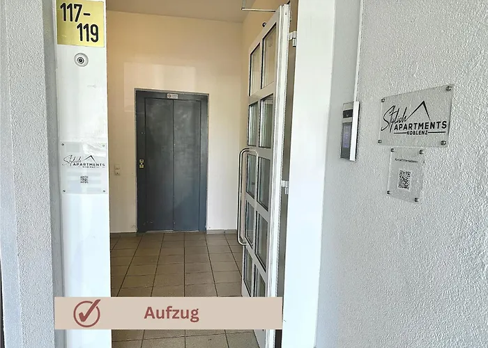 Apartmán African-style - Stadtnah, Parkplatz, E-ladestation Fuer Auto & Fahrraeder, Gitterbox Fuer Fahrraeder, Fitnessstudio Koblenc